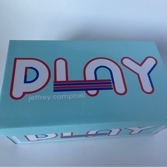 Jeffrey Campbell Bubblegum Platform Jelly Sandal in Baby Blue size 6 - Picture 4 of 7